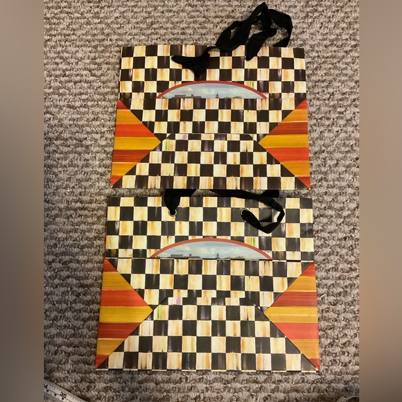 Vintage MacKenzie-Childs Gift Bags and Small Box - Lot of 4 - Picture 15 of 15